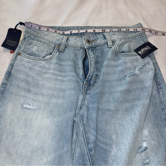 Buffalo David Bitton Blue Boyfriend Jeans Relaxed Fit - Picture 8 of 16